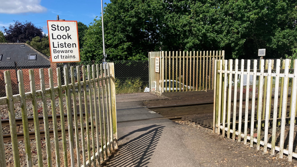 Toffles foot crossing in Topsham (Network Rail)