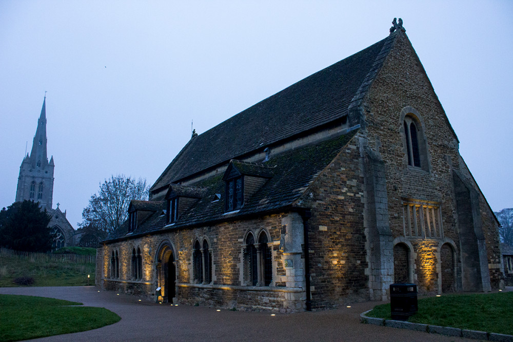 Oakham Castle is where the action of this new title begins (image courtesy of Oakham Castle)