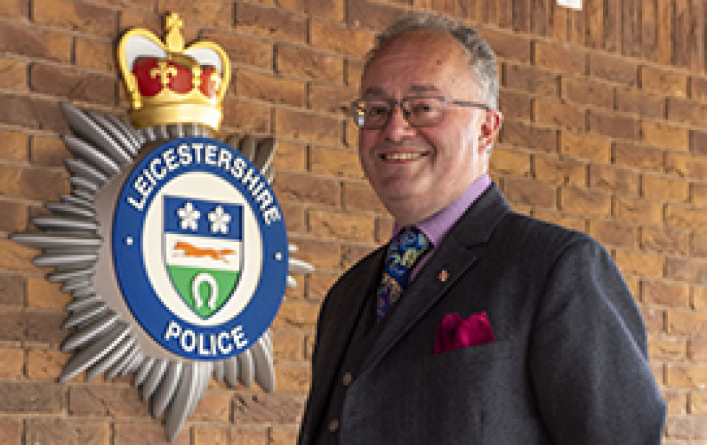 Leicestershire and Rutland Police and Crime Commissioner Rupert Matthews (image courtesy of Leicester, Leicestershire and Rutland Police)