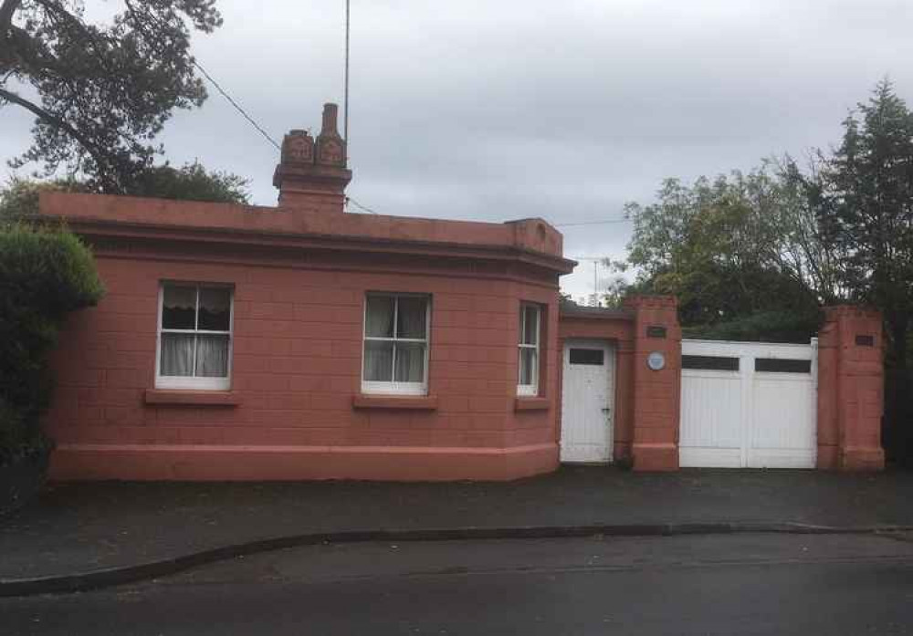 The lodge house and gates as they now stand