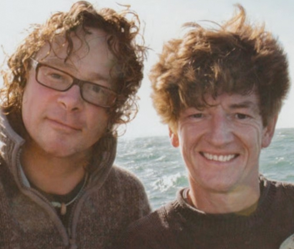 Nick Fisher (right) with Hugh Fearnley Whittingstall Nick Fisher (right) with Hugh Fearnley Whittingstall