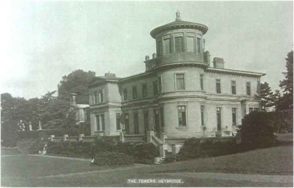 The grand mansion as it once was