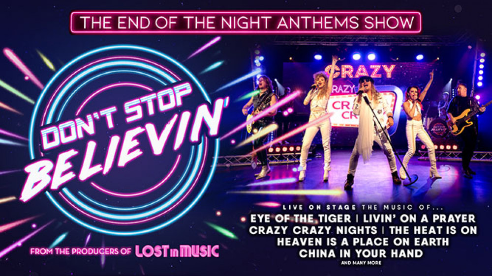 Don’t Stop Believin’ is live at Crewe Lyceum Theatre on Thursday (November 24).