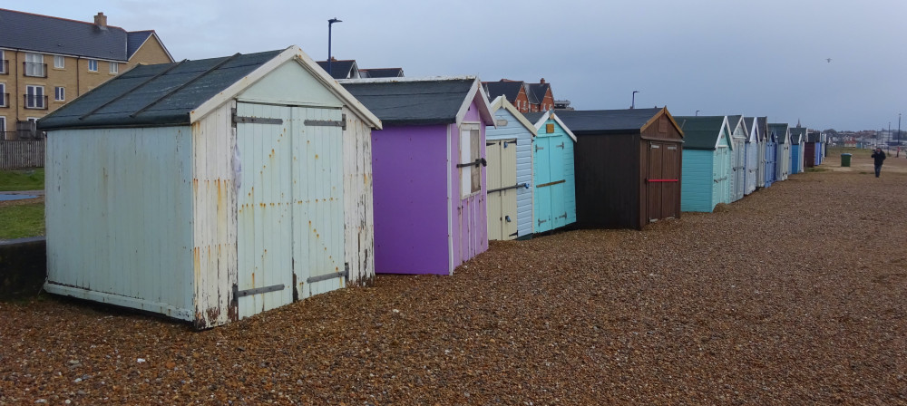 Felixstowe beach huts