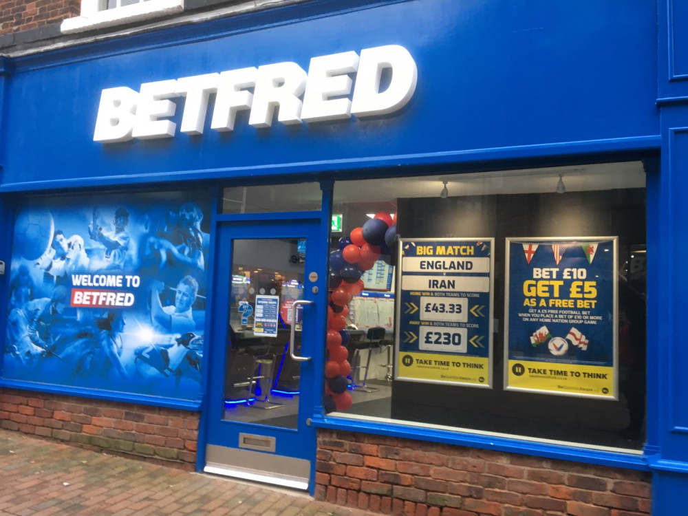 Macclesfield: The new bookies has opened in a long-vacant retail unit on Mill Street. (Image - Alexander Greensmith / Macclesfield Nub News)