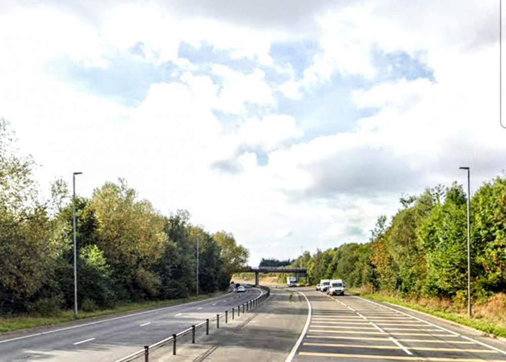 The incident on the A500 Shavington Bypass, Weston, happened at 5:23pm on Tuesday - November 22 (Google).