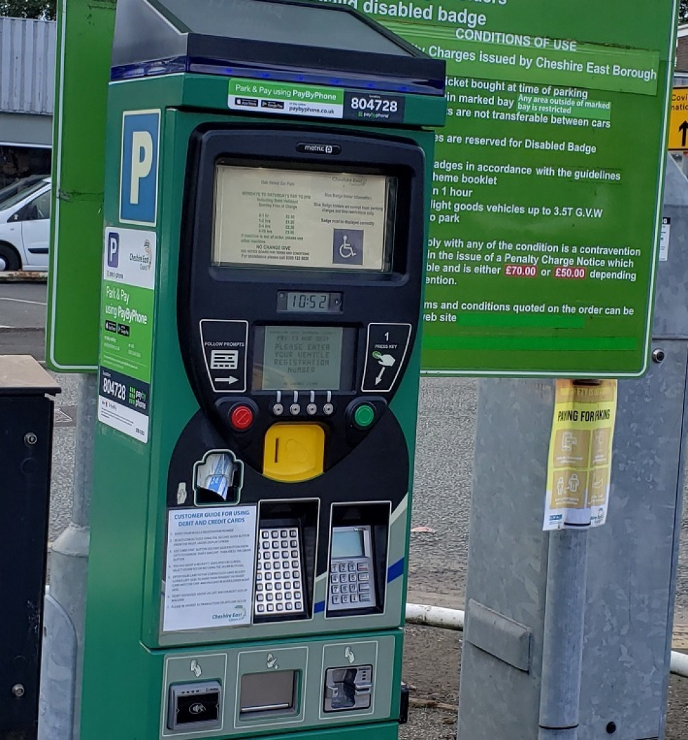 Could parking charges be introduced in Alsager?