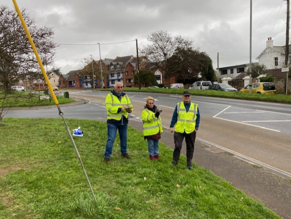 The newly formed Dawlish community speedwatch group (Linda Petherick)