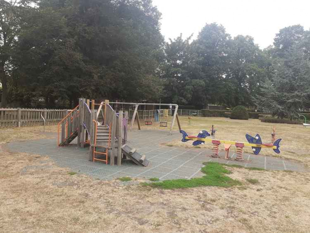 The Sensory Garden play area currently