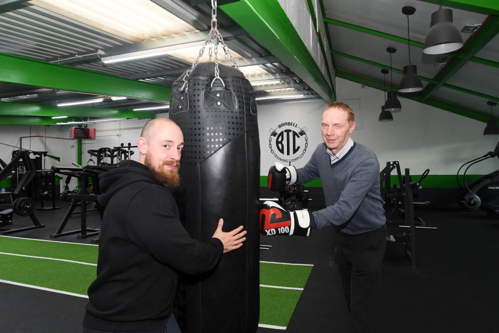 Pete Grove (left) with Russell Grant (Image supplied)