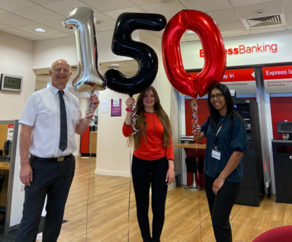 The branch celebrated 150 years in May 2022 (image courtesy of HSBC).