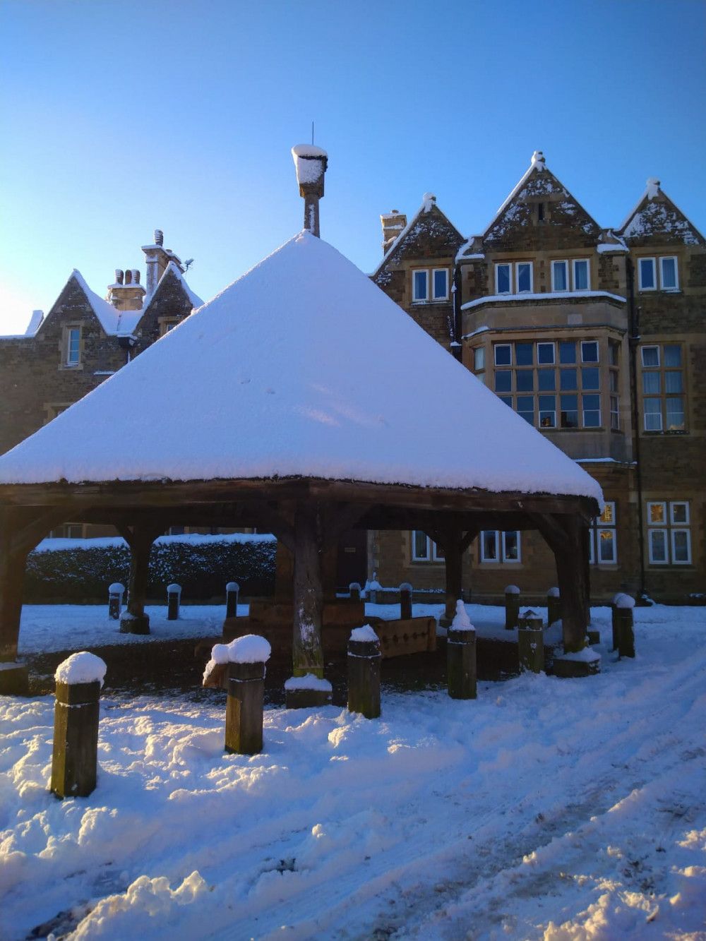 The pub is named after Oakham's Buttercross