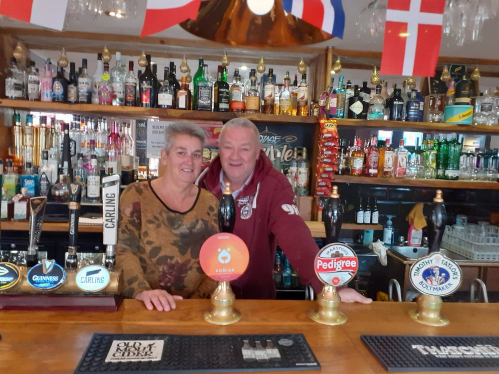Kaz and Brian have taken over the running of The Railway Inn. Kaz and Brian have taken over the running of The Railway Inn.