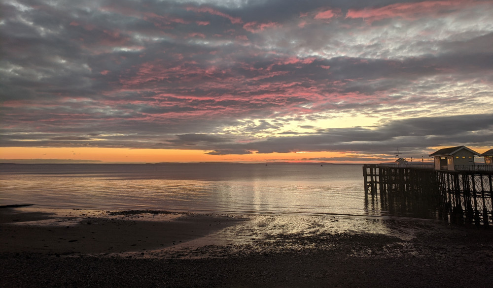 View of the Pier from the Kymin beauty spot