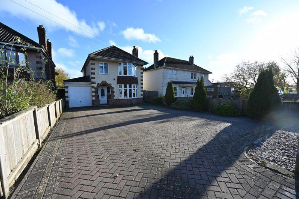 The four bedroomed detached home is between Radstock and Midsomer Norton