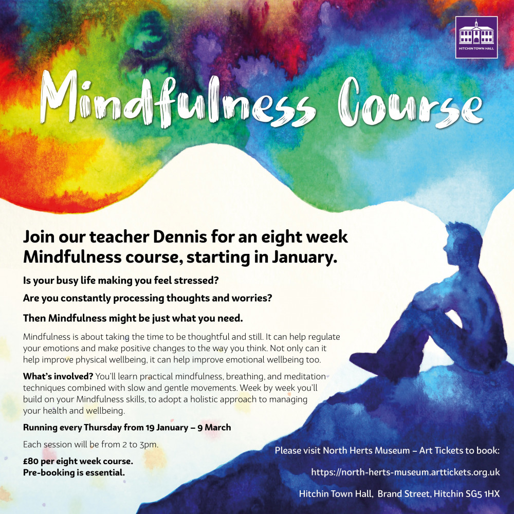 Join our teacher Dennis for an eight week Mindfulness course Join our teacher Dennis for an eight week Mindfulness course