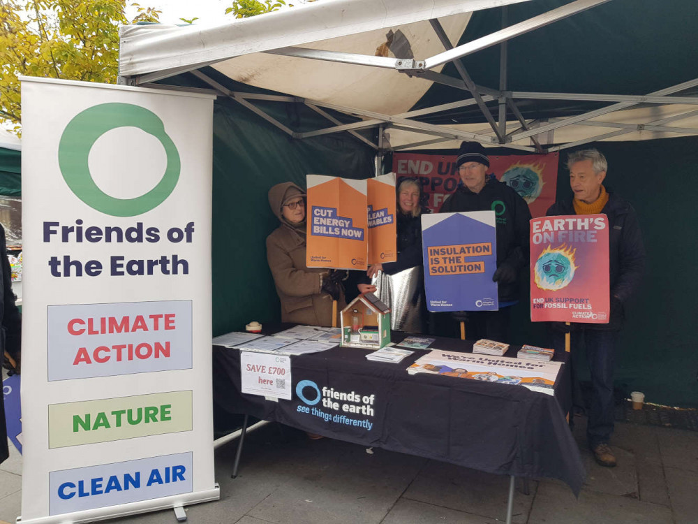 Ealing Friends of the Earth took part in the Warm This Winter day of action on Saturday Ealing Friends of the Earth took part in the Warm This Winter day of action on Saturday