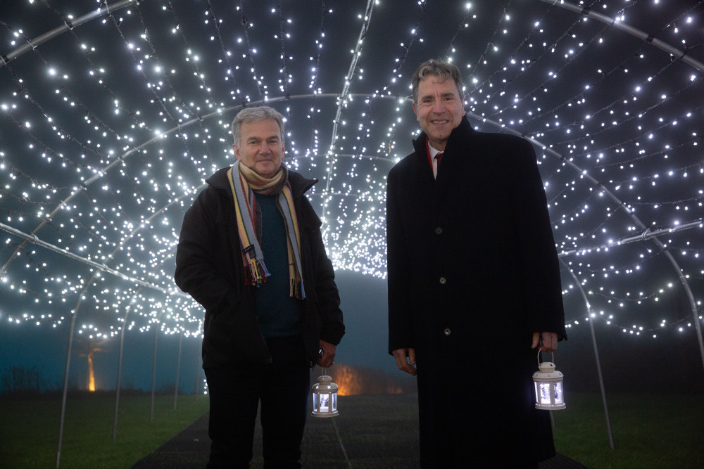 Metro Mayor Dan Norris and American Museum and Gardens Executive Chair Gareth Thomas. Metro Mayor Dan Norris and American Museum and Gardens Executive Chair Gareth Thomas.