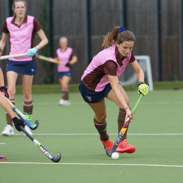 Teddington Ladies score seven in dominant victory on the road. Photo: Mark Shepherd.