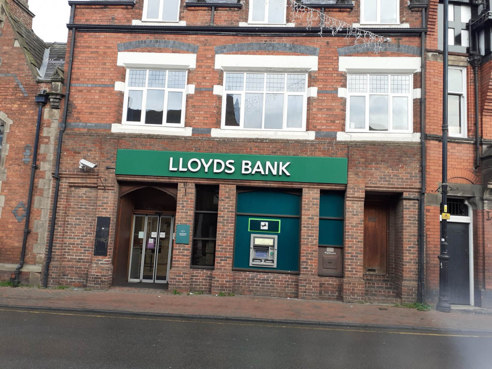 Lloyds Bank, Hightown, Sandbach, closed its doors for the final time on Monday - December 5 (Nub News).