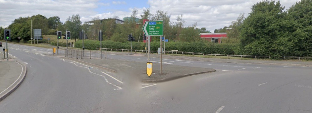 The A511 Stephenson Way in Coalville. Photo: Instantstreetview.com