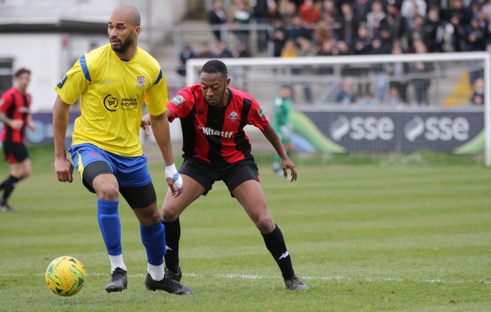 Spencer Knight is still searching for his first league win in charge of Kingstonian. Photo: James Boyes.