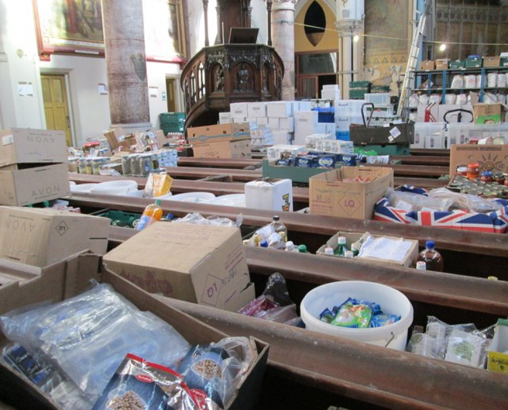 Ealing Trailfinders holding food bank for vulnerable families. Photo: Betty Longbottom.