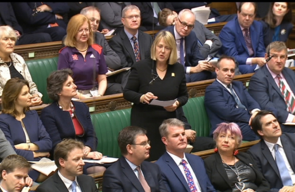 Fiona Bruce MP in Parliament.