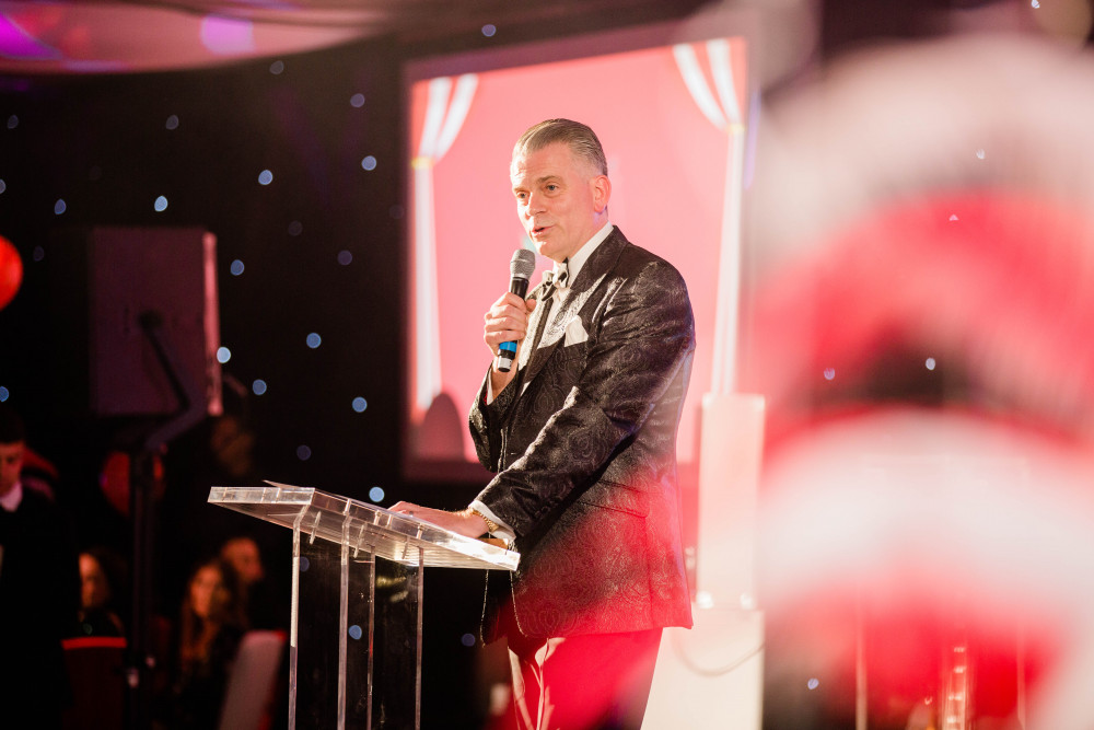 Franklyn Financial Management Managing Director Andrew Chatterton pictured speaking at the event. (Image - Helen Cotton Photography) 