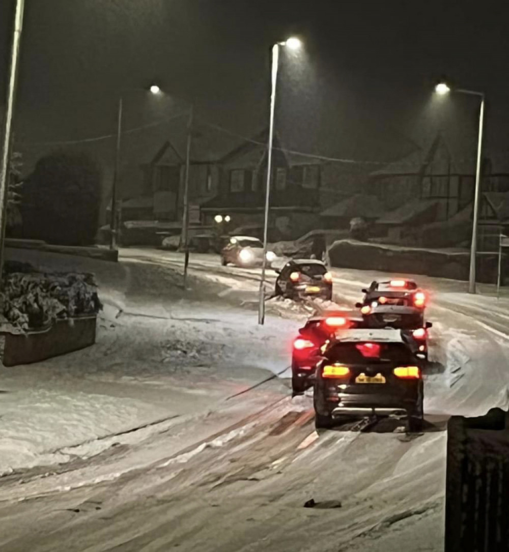 Local roads have been described as treacherous 