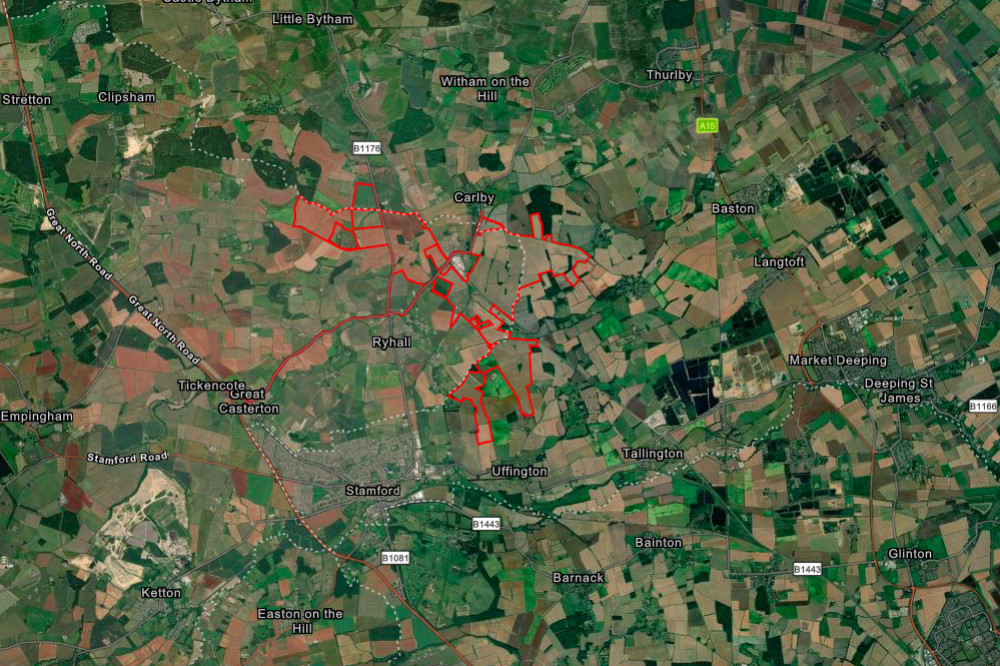 Mallard Pass is proposed for land in Rutland and north of Stamford.