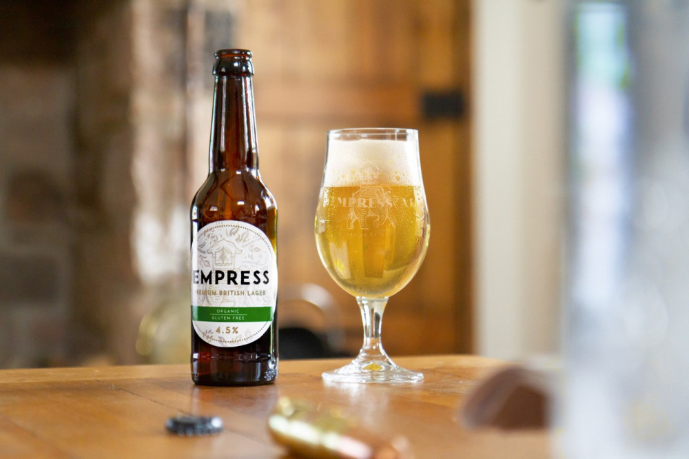 Empress' new lager - the first it has sold - is now available in Waitrose