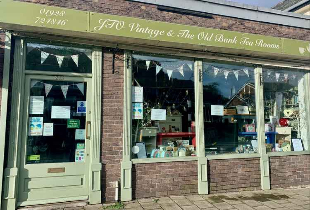 JTO Vintage and the Old Bank Tearooms is housing the first display from this art project.