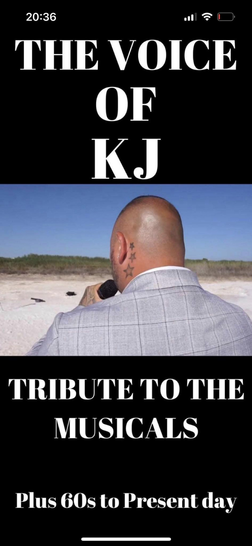 The Voice of KJ is performing live at The Hop Pole on New Years Eve (December 31).