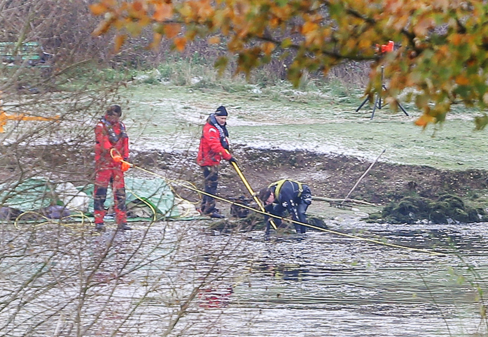 Three boys died after falling into Babbs Mill Lake, in Kinghurst on Sunday (Image via SWNS)