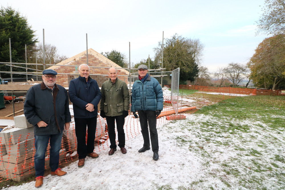 From left: Tony Bourne (NLCP Ltd), Cllr Jan Matecki (ward councillor), Rob Brook (NLCP Ltd), Hugh Gilmore (NLCP Ltd)