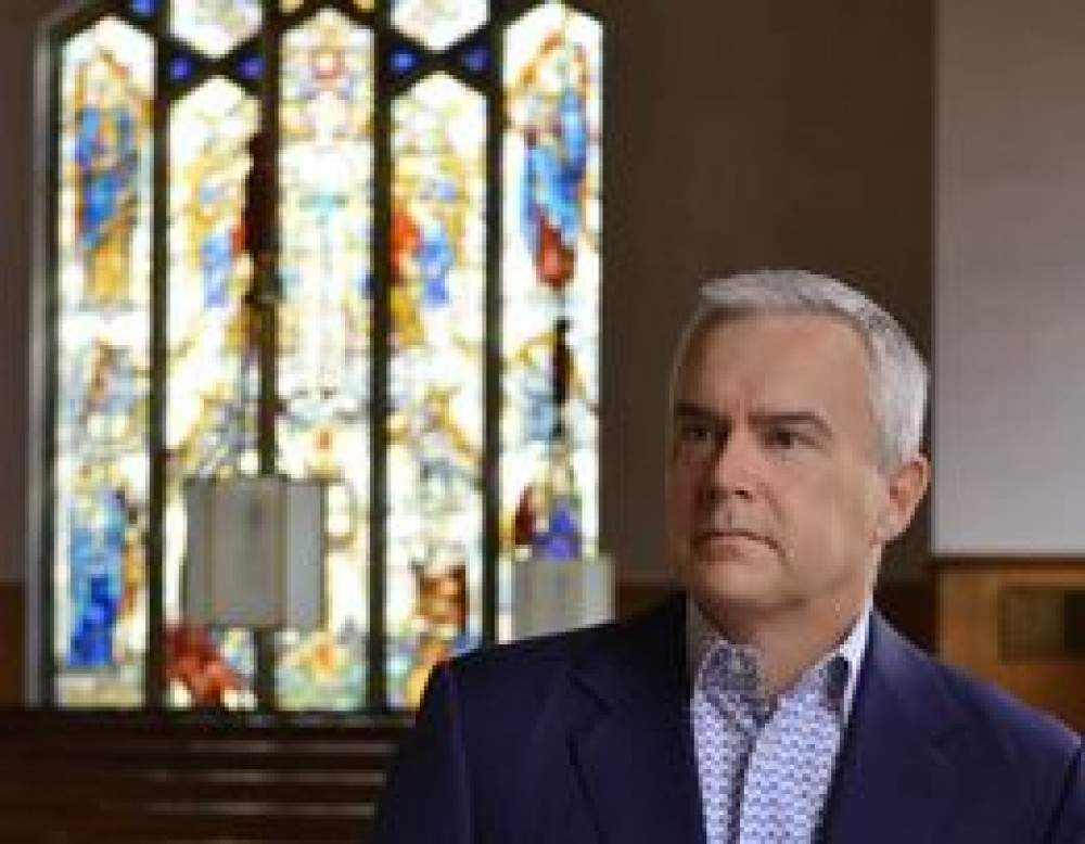 Huw Edwards, famous face and Vice President of the National Churches Trust