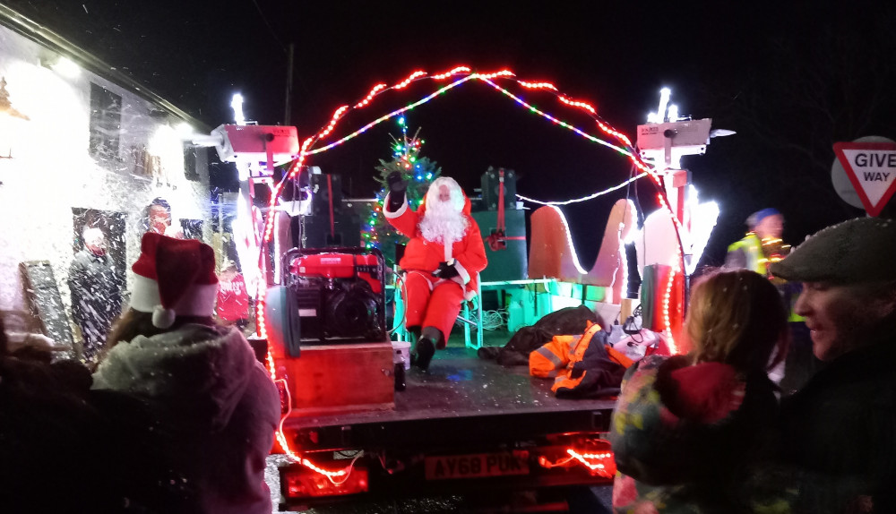 Santa Sleigh in Brantham (Picture: Alastair McCraw)