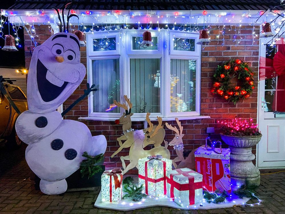 For the sixth consecutive year, Allyn Nightingale, has dressed up his bungalow and driveway on Rope Bank Avenue (Jonathan White).