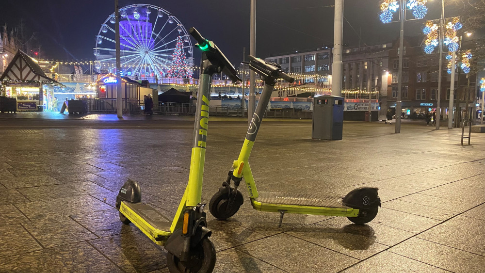 Nottinghamshire Police is warning people they could lose their driving licence if they ride e-scooters when under the influence of alcohol. Photo courtesy of Nottinghamshire Police.