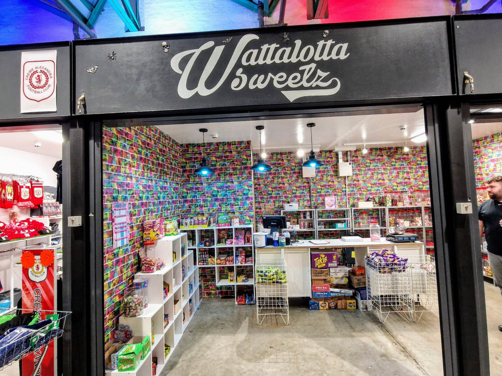 Wattalotta Sweets (Crewe Market Hall), Earle Street (Ryan Parker).