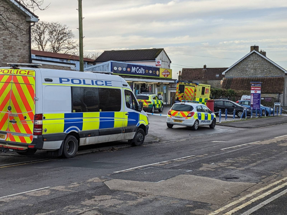 The scene at McColls on Tuesday afternoon The scene at McColls on Tuesday afternoon