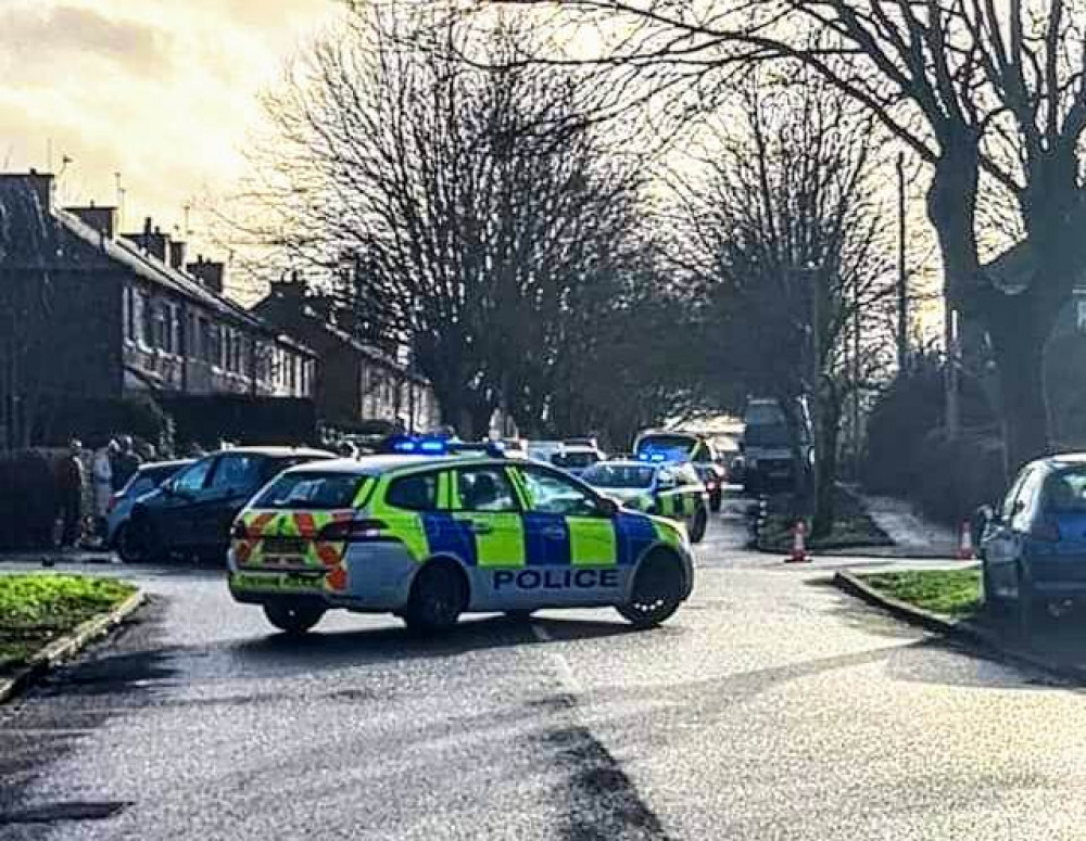 The incident on Frank Webb Avenue at its Junction with Badger Avenue, happened at 12:49pm on Tuesday - December 20 (Ivan Atanasov).