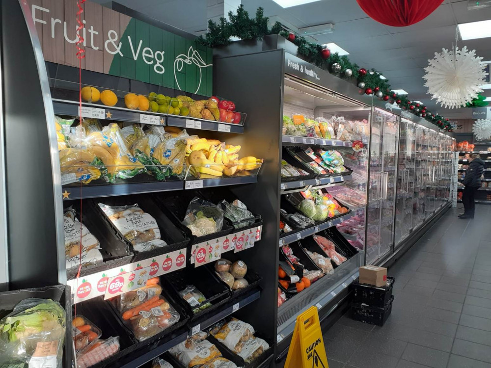 New shelving and fridges at Alsager's Spar 