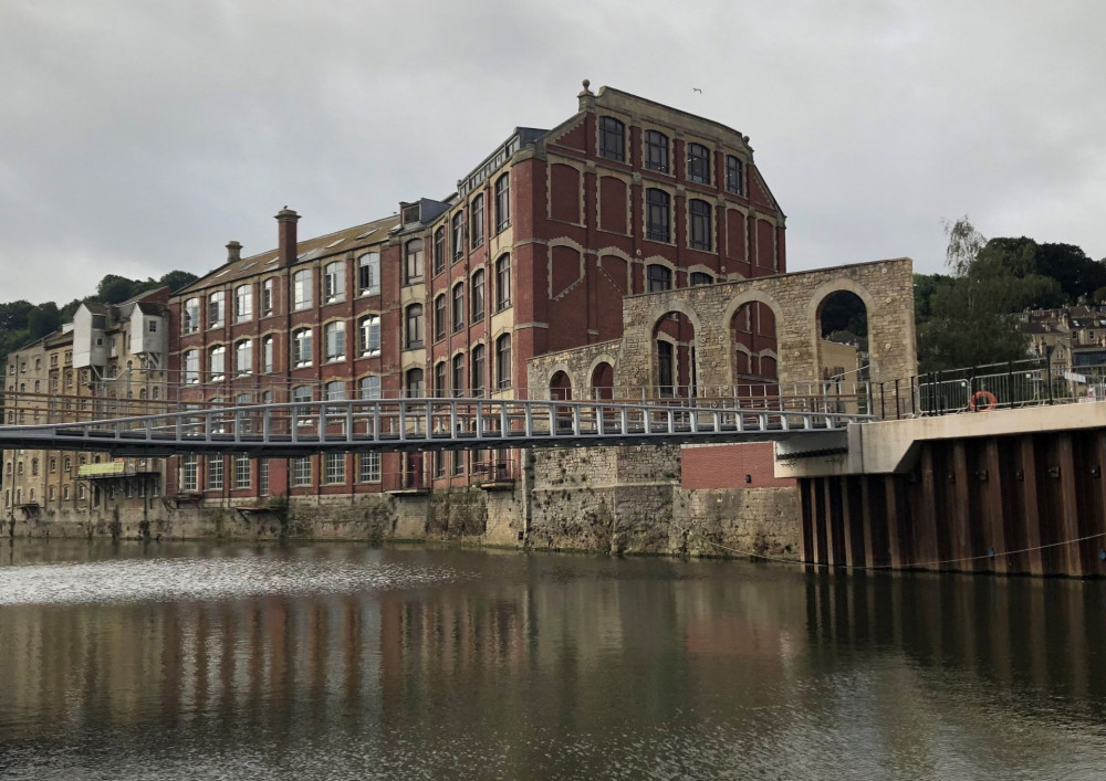 The bridge at Bath Quays (Image: Bath and North East Somerset Council) - image from a news announcement on council website