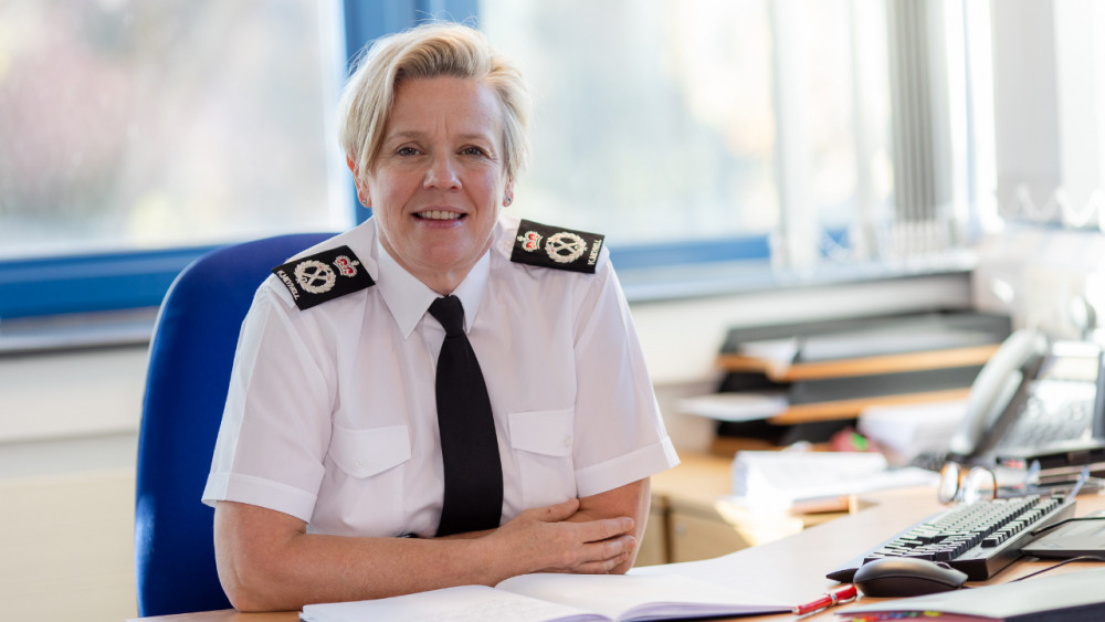 The new Chief Constable of Nottinghamshire Police says “it feels like coming home” as she starts her new role with the Force. Photo courtesy of Nottinghamshire Police.