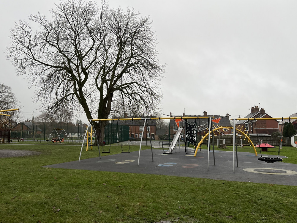 Tean Road Rec, Cheadle, has undergone many improvements in recent years (Sarah Garner).