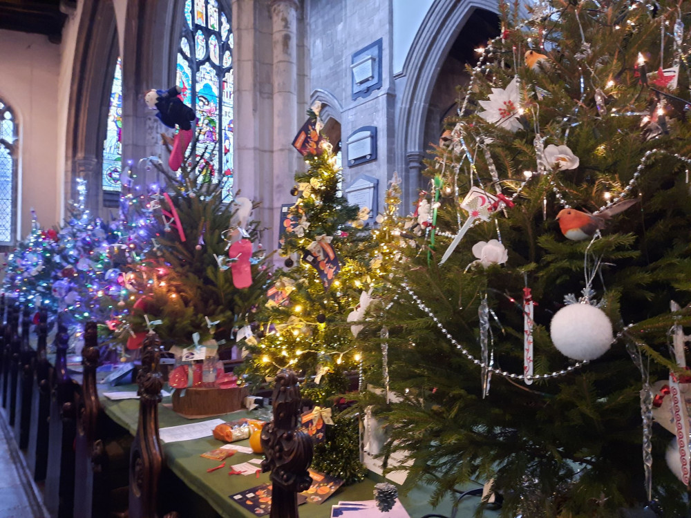 The Christmas Tree Festival in early December also provided an impressive display.