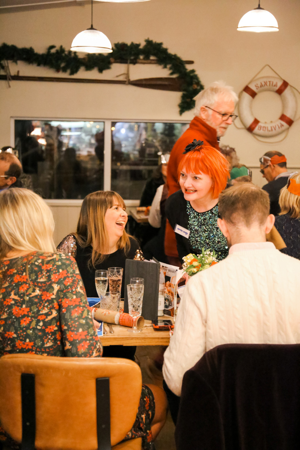 Nub News editor Francesca Evans enjoys the murder mystery night at The Club House