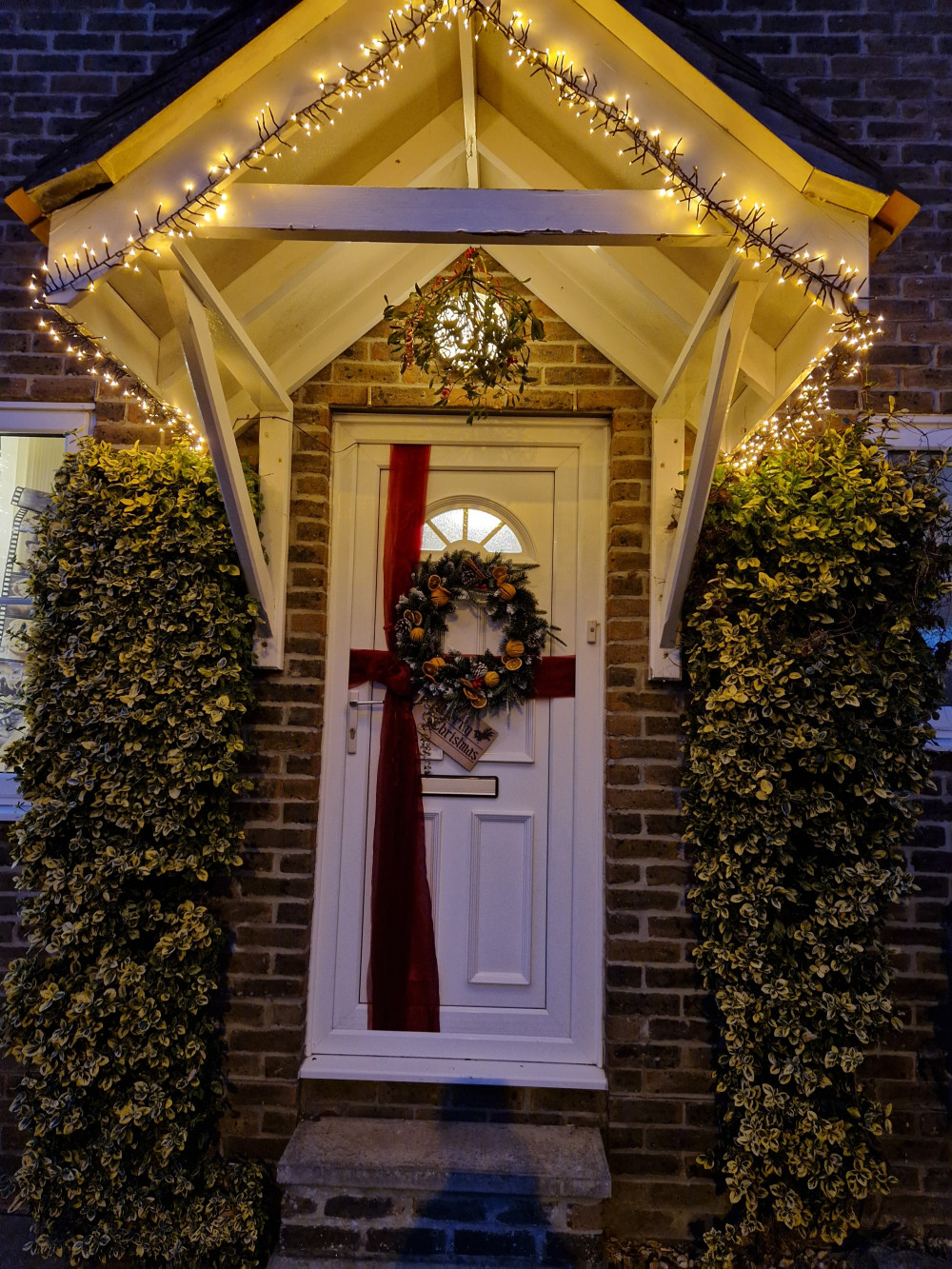 The winner of the most festive front door